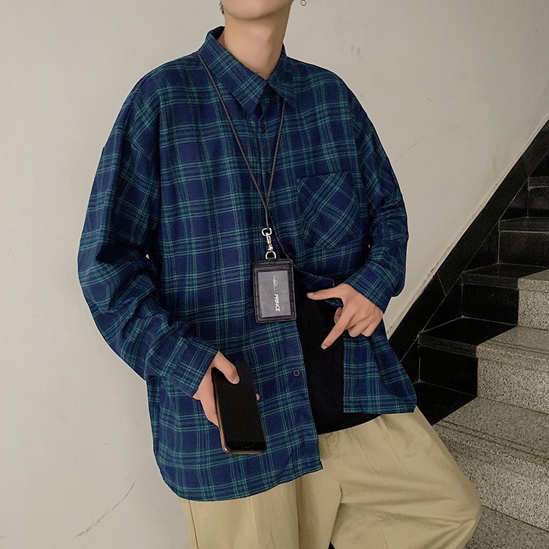 Áo sơ mi CARO UNISEX nam nữ PTBAN (kèm ảnh thật) 3 MÀU