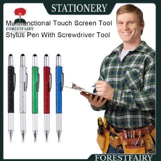 【0501】6 In 1 Multifunctional Touch Screen Tool Stylus Pen With Screwdriver Tool