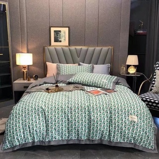 Bộ 4 món chăn ga gối Cotton lụa nhật nhập khẩu , chăn ga gối Cotton lụa nhật mềm mại nhiều màu sắc