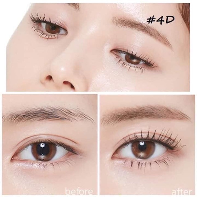 Chuốt mi Missha 4D Mascara cong dày