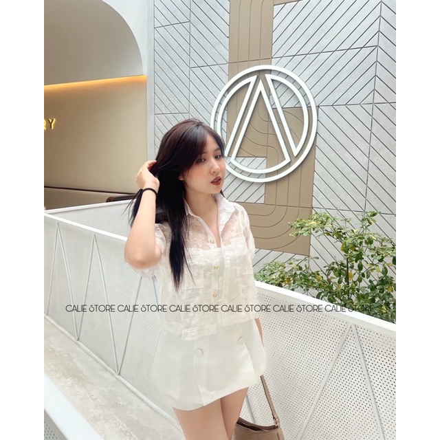 Set sơ mi xuyên thấu