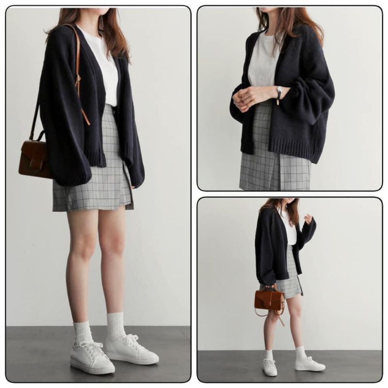 Khoác cardigan len đan | BigBuy360 - bigbuy360.vn