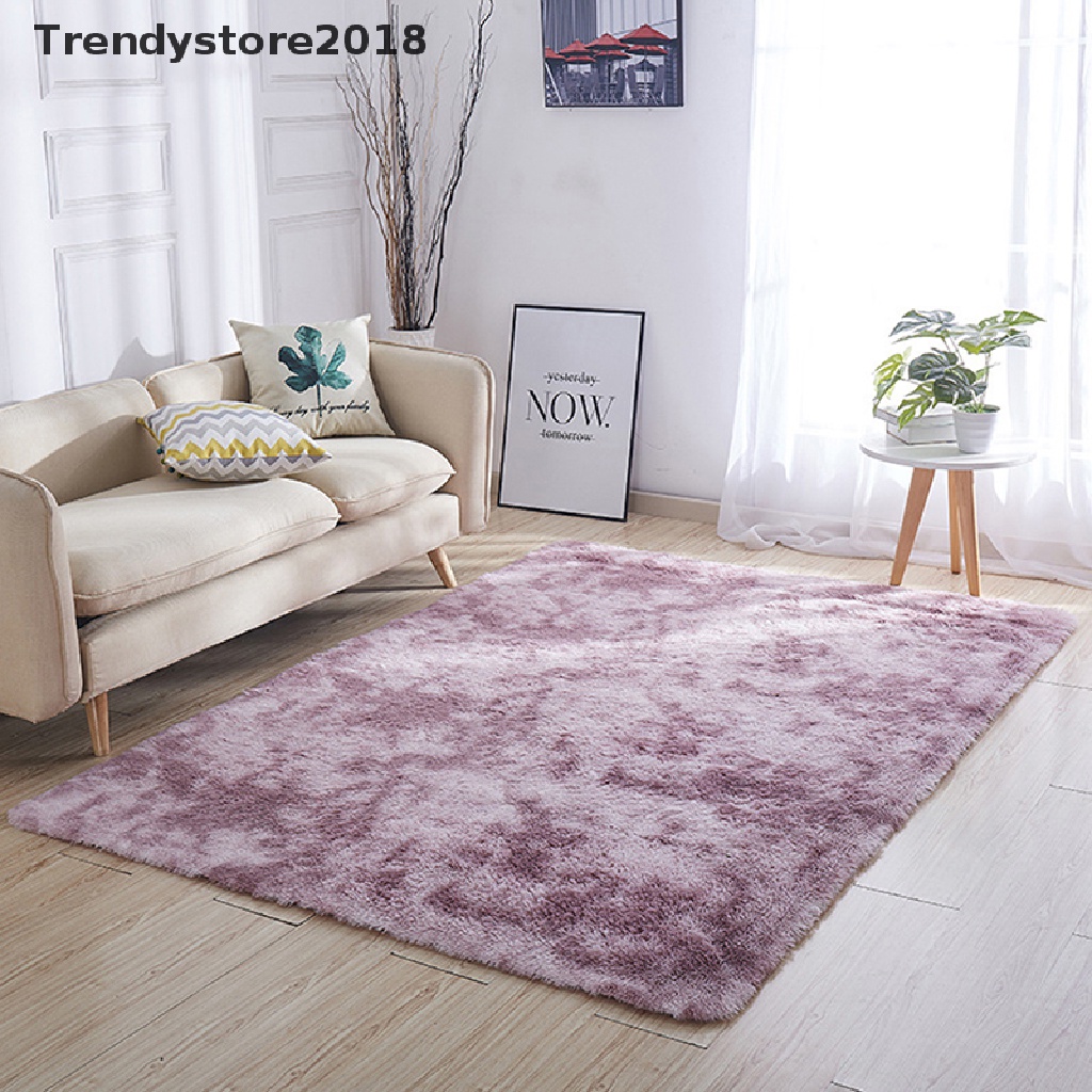 Thảm Lông Trải Sàn Nhuộm Màu Trang Trí Nội Thất 2018