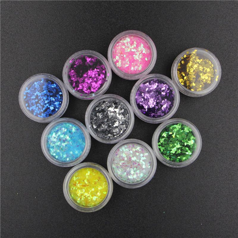 Bột Mica Lấp Lánh Trang Trí Móng 34 Màu Sắc