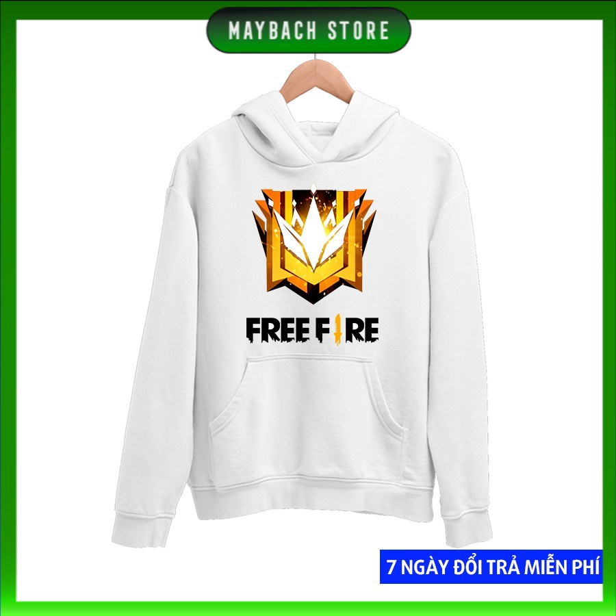Áo FF - Áo Hoodie Free Frie Rank Đại Kiện Tướng
