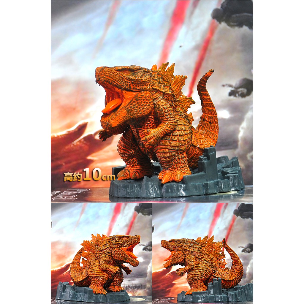 Bộ 7 mô hình Godzilla Chibi, Rồng 3 đầu KING GHIDORAH, MORTHA, RODAN size 9cm