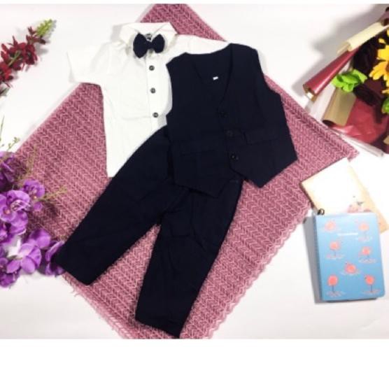 Áo Vest Tuxedo Cho Bé Từ 2-3 - 4-5 / 6 / 7 / 8 / 9 / 10 Tuxedo