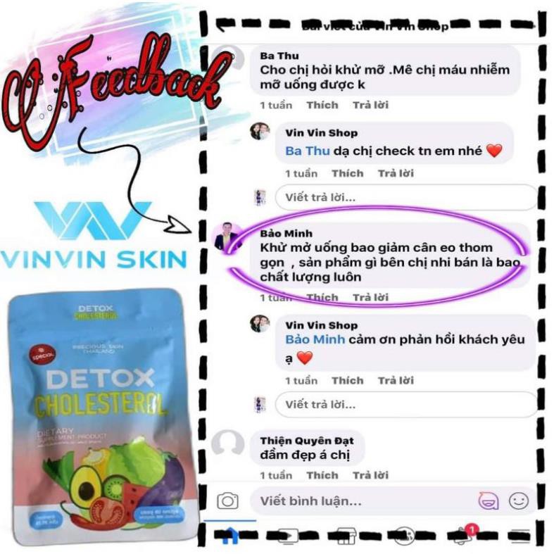 [FREESHIP] CHÍNH HÃNG (Combo Khử mỡ gồm detox + gel khủ mỡ vinvin skin | BigBuy360 - bigbuy360.vn