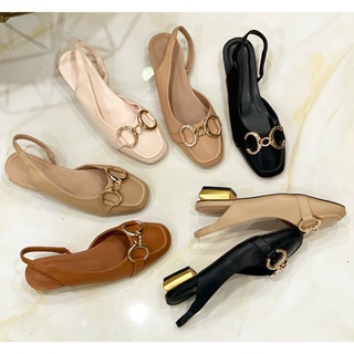 Giày sandal nữ vimily khuy vòng 3p vnxk