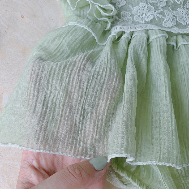 Body cánh tiên phối ren ngực cực sang vải mềm cho bé gái