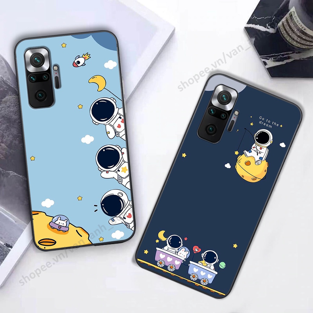 Ốp Xiaomi Redmi Note 10 / Note 10 Pro hình bầu trời, phi hành gia đẹp, ốp lưng điện thoại xiaomi viền dẻo cao cấp