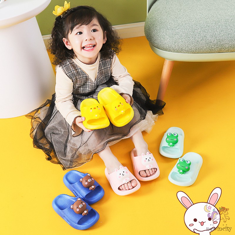 Dép mềm chống trượt phong cách Hàn Quốc cho trẻ em