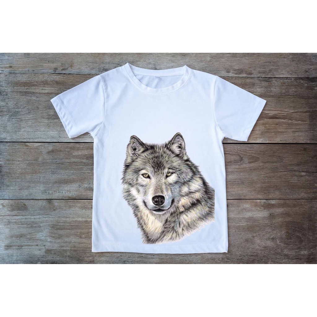 Áo thun in hình Sói 3D