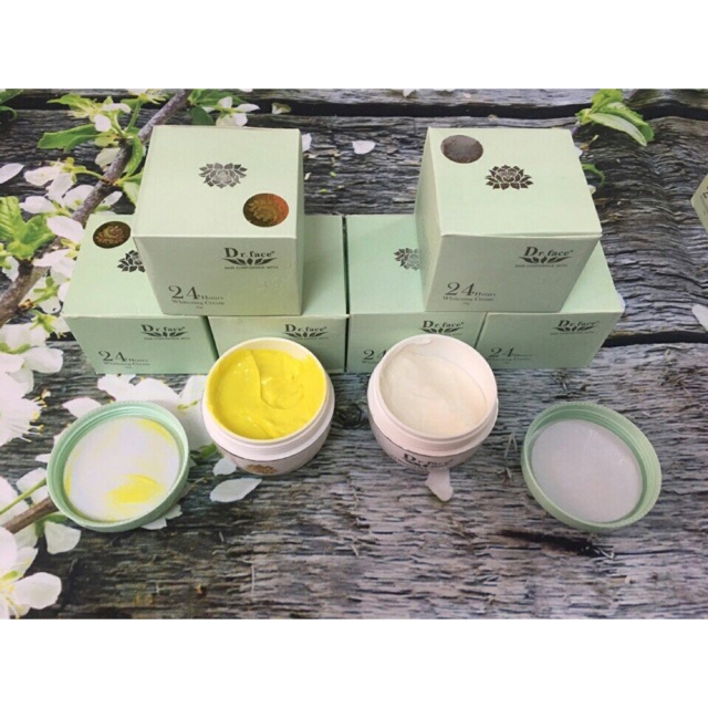 Kem vỗ bong nám, tàn nhang trắng da Dr.face, kem Ngày+Kem đêm