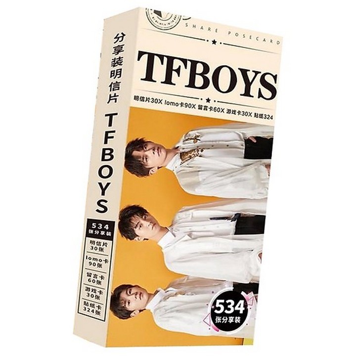 (Giá sỉ) Postcard tfboys vương tuấn khải thiên tỷ vương nguyên bts địch nhiệt lệ ba | BigBuy360 - bigbuy360.vn