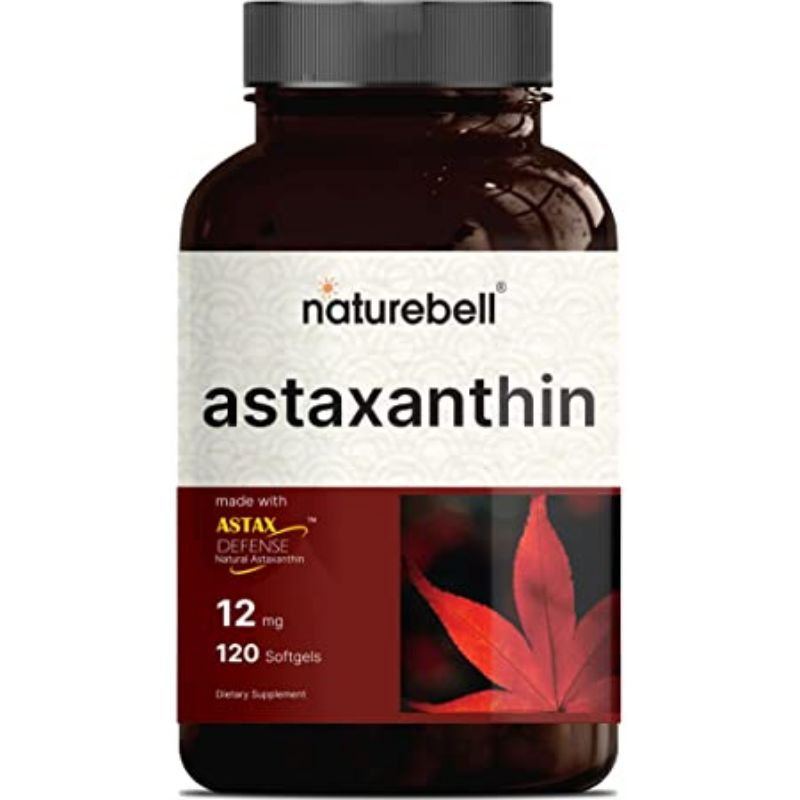 Tinh Chất Chống Láo Hóa Astaxanthin 12mg Đẹp Da, Hồng Hào Da Nature Bell 120v
