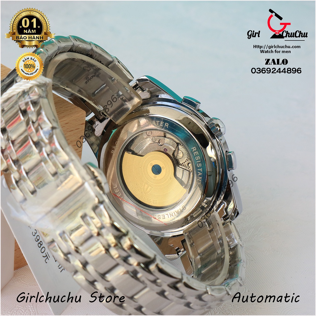 Đồng Hồ Nam Tevise Cơ Lộ Máy Với Các Chức Năng Lịch, Ngày Rất Tiện Lợi, Máy Cơ Tự Động Không Cần Dùng Pin | BigBuy360 - bigbuy360.vn