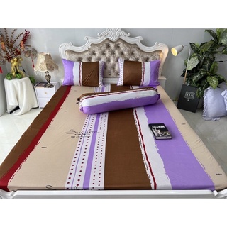 Bộ Drap thun hàn quốc 4 món mẫu sọc