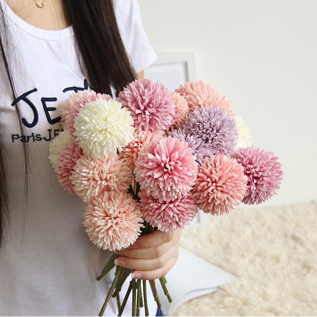 💗 Hoa Bồ Công Anh Giả💗 Cúc tròn/pingpong decor trang trí nhà cửa, phụ kiện chụp ảnh