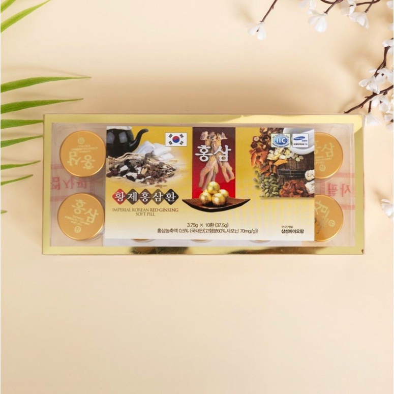 [HÀNG MỚI VỀ] Viên Hoàn Hồng Sâm Hàn Quốc, Hộp 10Viên [ Hàng Mới Về ]