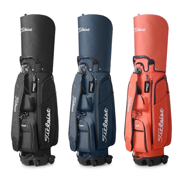 Túi Gậy Golf Có Bánh Xe Titleist Nắp Mềm Vải Dù Chống Nước Tốt - Golf Bag