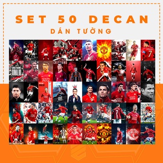 Bộ 50 Ảnh Poster Ronaldo - Tranh Decal CR7 Manchester Mới Nhất Trang Trí Phòng Theo Phong Cách Riêng