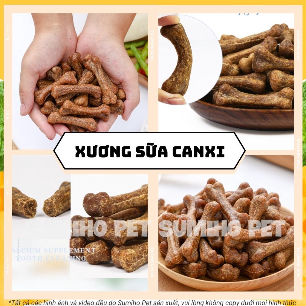 Bánh thưởng dinh dưỡng bổ sung canxi cho chó W.Captain
