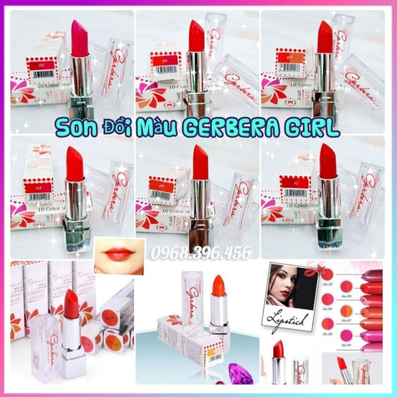 Son dưỡng Màu GERBERA GIRL
