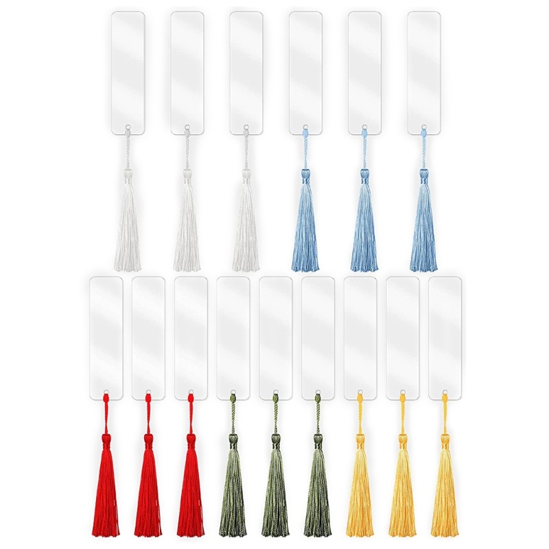 Set 15 Bookmark Thủ Công Hình Chữ Nhật