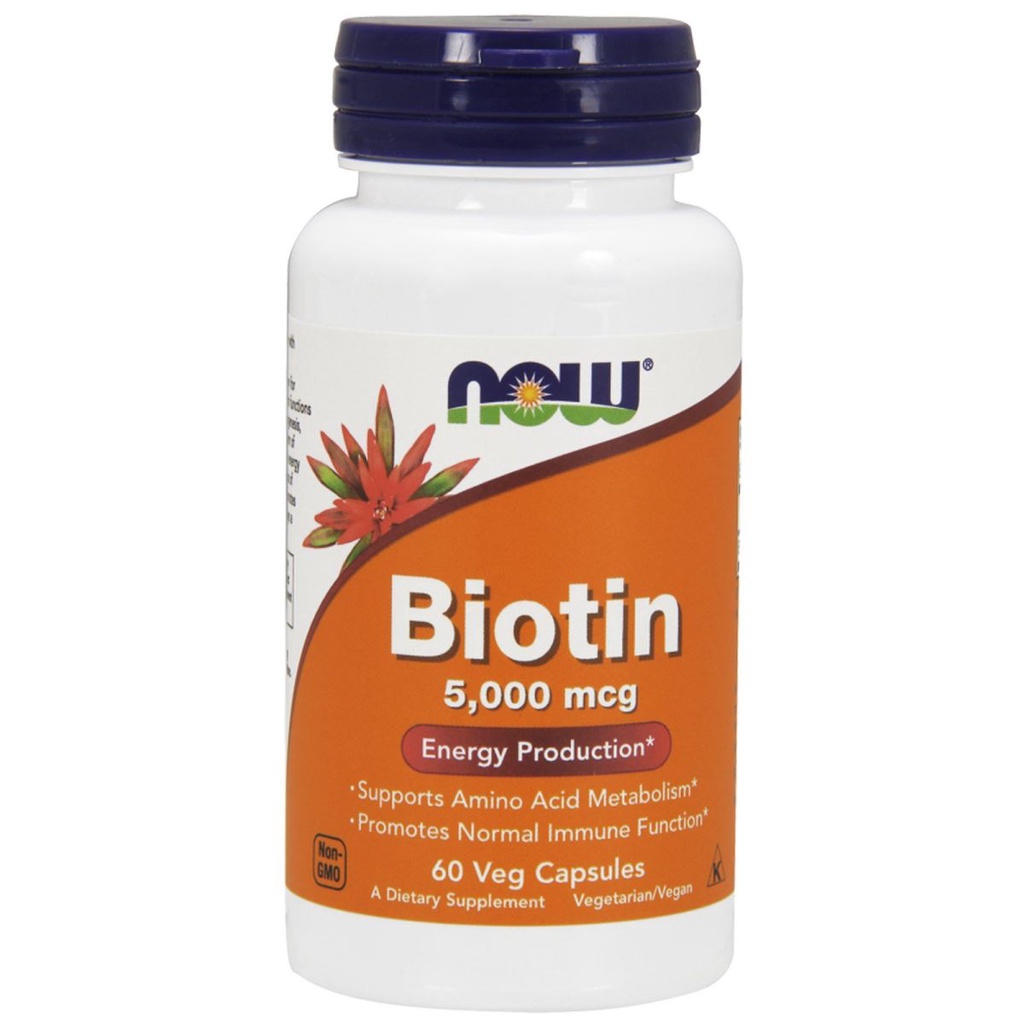 Biotin | Now Biotin    - Viên Uống Mọc Tóc, Đẹp Da - Chính Hãng - Suppcare Store
