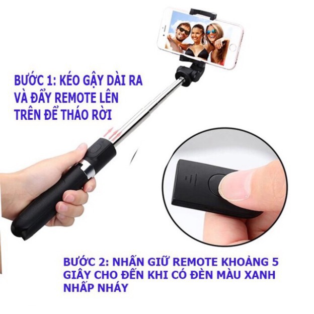 Gậy Chụp Ảnh Tripod L01, Gậy Selfie Có 3 Chân Kiêm Giá Đỡ Điện Thoại - Phụ Kiện Tuấn Ngọc | BigBuy360 - bigbuy360.vn