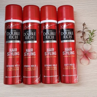 Mousse xịt giữ nếp tóc Double Rich 150ml