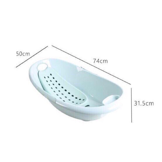 [Free Ship] Chậu Tắm ELip Cao Cấp Hàng Việt Nhật Cho bé. Có Giá Đỡ