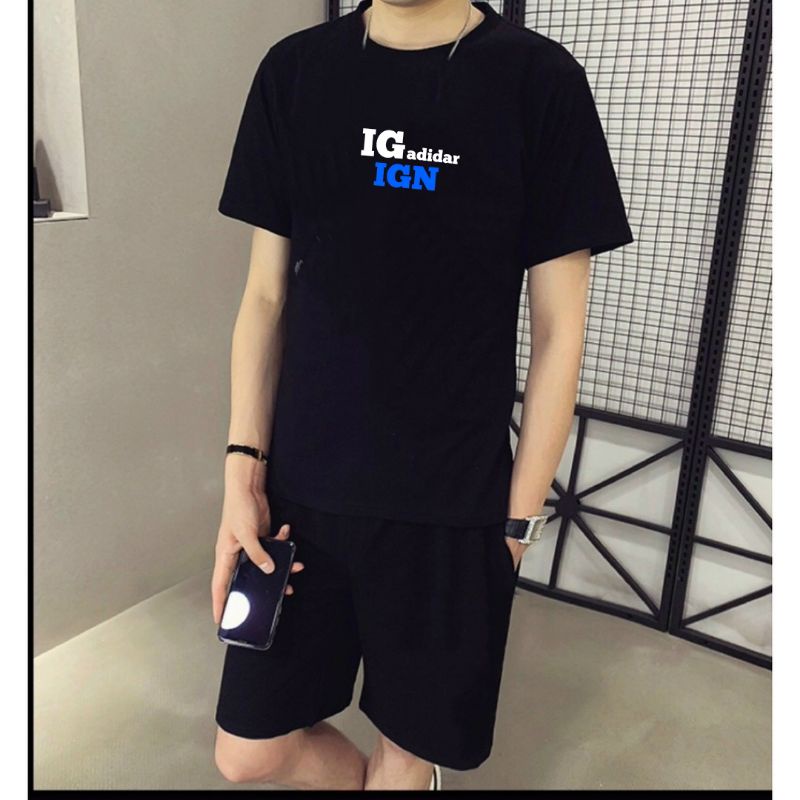 Đồ bộ nam thể thao màu đen có bigsize