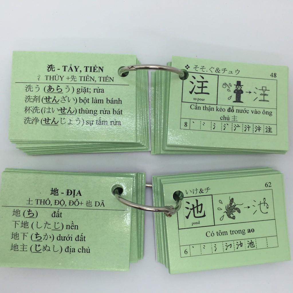 [ KANJI ] Bộ thẻ học tiếng nhật kanji N4_khobuon
