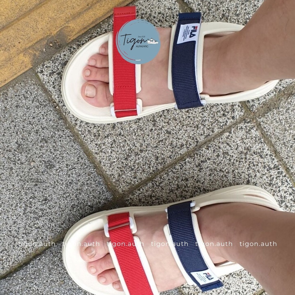 Giày Sandal Fila Trẻ Trung Siêu Êm Nhẹ Nhiều Màu Chính Hãng - Dép Sandal Quai Hậu Fila Surfy  Tigon.auth