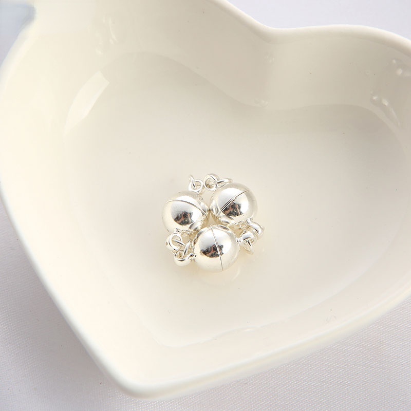 Khóa Nam Châm Mạ Bạc Nhiều Màu Sắc Dùng Làm Trang Sức Thủ Công