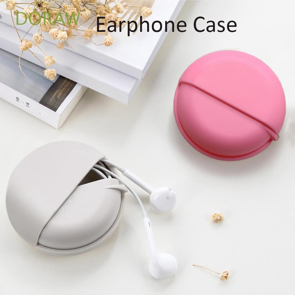 Hộp đựng tai nghe hình tròn xoay được tiện dụng