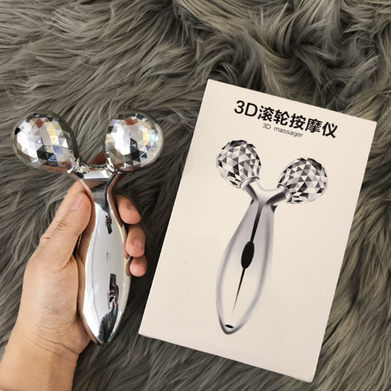 3D Face Roller Massager Face Lift Roller Massager Y Shape Rotation Wrinkles Remove Tighten Skin Care V Face Lifting Beauty Tool