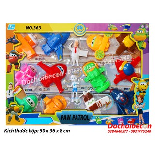 Super Wings - Hộp 14 nhân vật đội bay siêu đẳng Super Wings 363