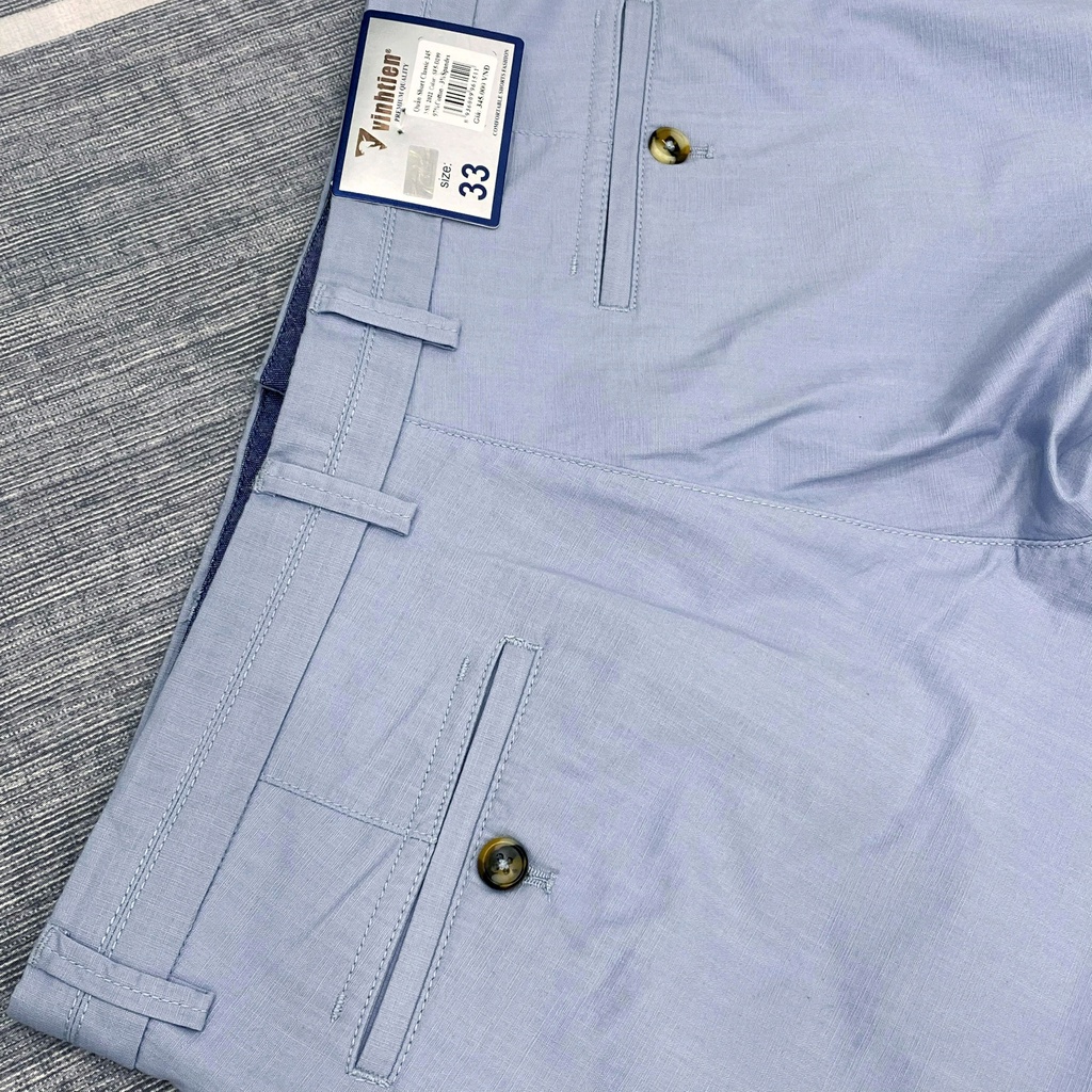 Quần Short Nam Cotton Classic Vĩnh Tiến 345 - D299