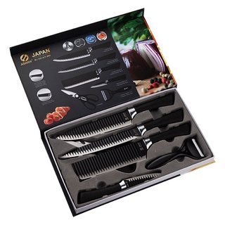 Bộ dao chặt nhật 6 món đa năng