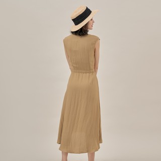 Đầm maxi nút cột eo TK - DTK121