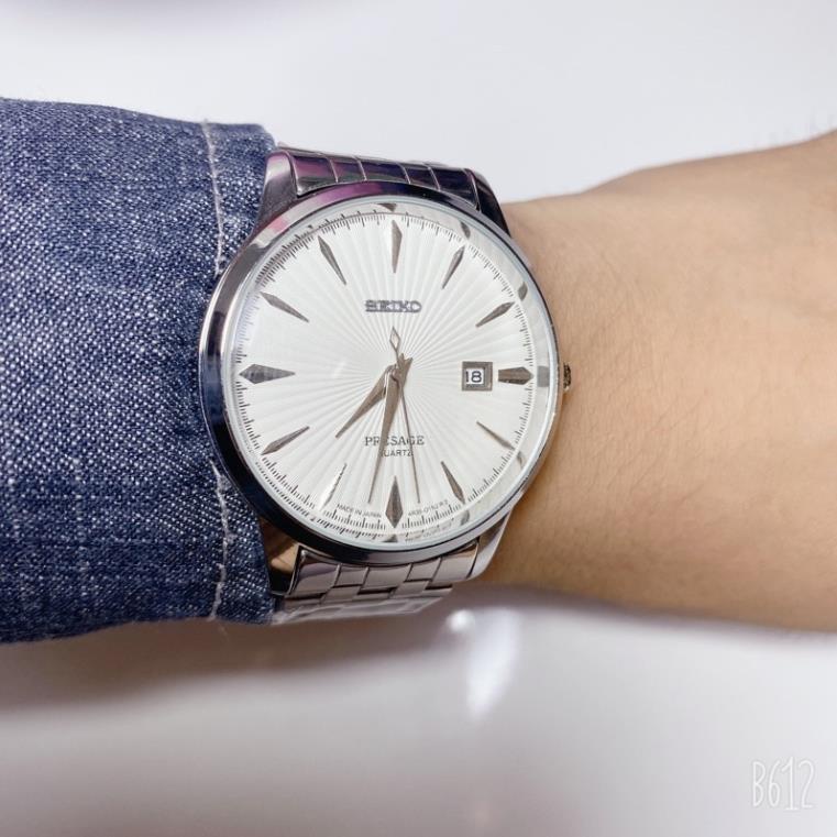 Đồng Hồ Nam Seiko- Đồng Hồ Nam Dây Kim Loại Cao Cấp Có Lịch Ngày Mặt Kính Chống Xước Chống Nước 3ATM Bảo Hành 24 Tháng | BigBuy360 - bigbuy360.vn