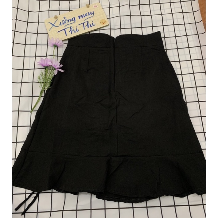 Chân váy nữ ngắn, chân váy chữ A có dây rút điệu đà chất đũi  siêu xinh Z006(có ảnh thật) | BigBuy360 - bigbuy360.vn