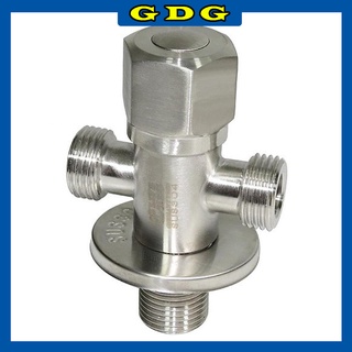 Van t cầu , t cầu. giảm áp chia bồn cầu inox sus 304,van t chia nước cho vòi xịt vệ sinh và bồn cầu inox