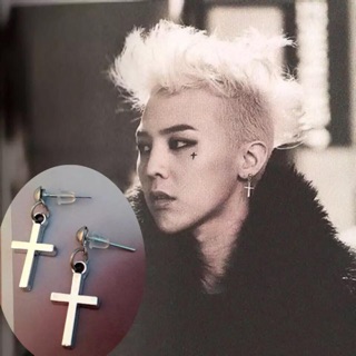 Khuyên tai chứ thập G-Dragon/ khuyên tai K-POP