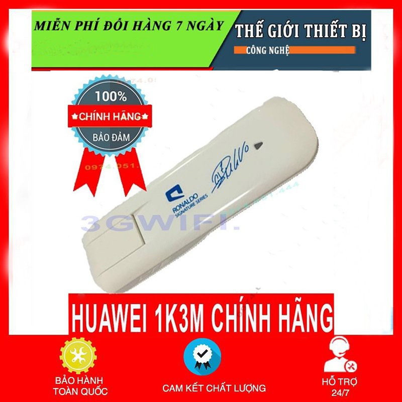 Usb Dcom 3G 4G Huawei 1K3M dùng cắm vào laptop máy tính là có mạng không giới hạn thời gian | BigBuy360 - bigbuy360.vn