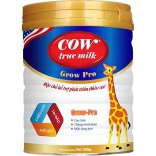 Sữa bột Cow True Milk Grow Pro 900g