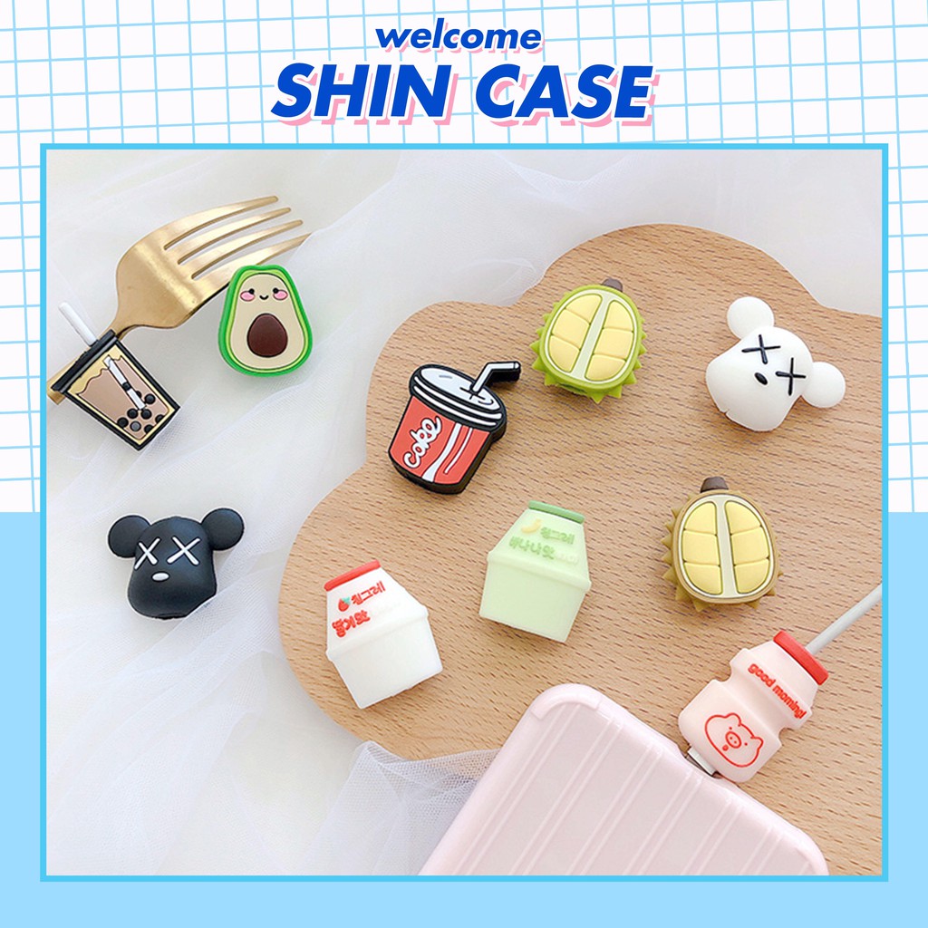 Phụ Kiện Bảo Vệ Đầu Sạc Cho Phụ Kiện Tai Nghe Bluetooth Airpod Airpods và Cáp Sạc Pin Dự Phòng - Shin Case